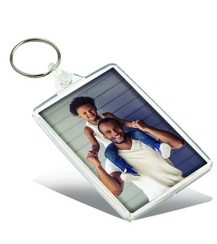 Personalised keyring with photo